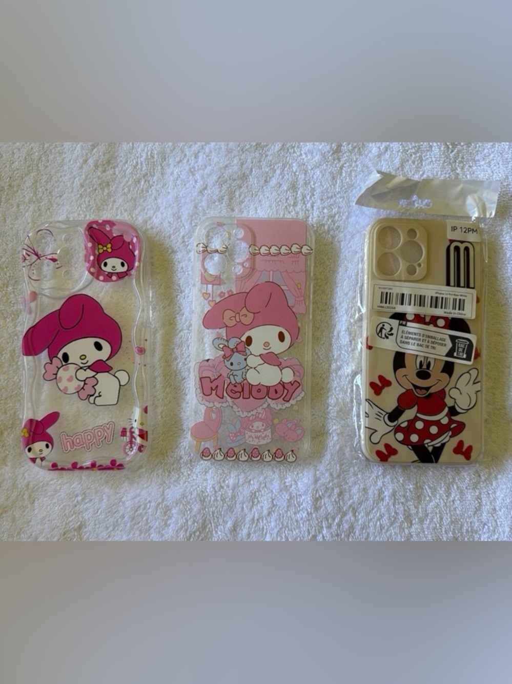 Sanrio My Melody Clear Pink Character Phone Case